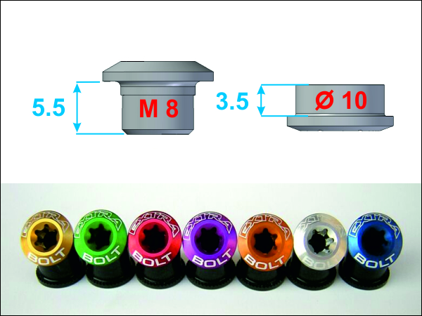 Single Chainring Bolts