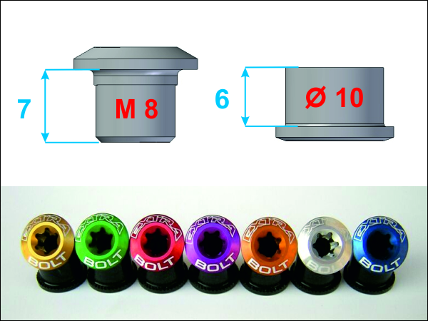Single Chainring Bolts